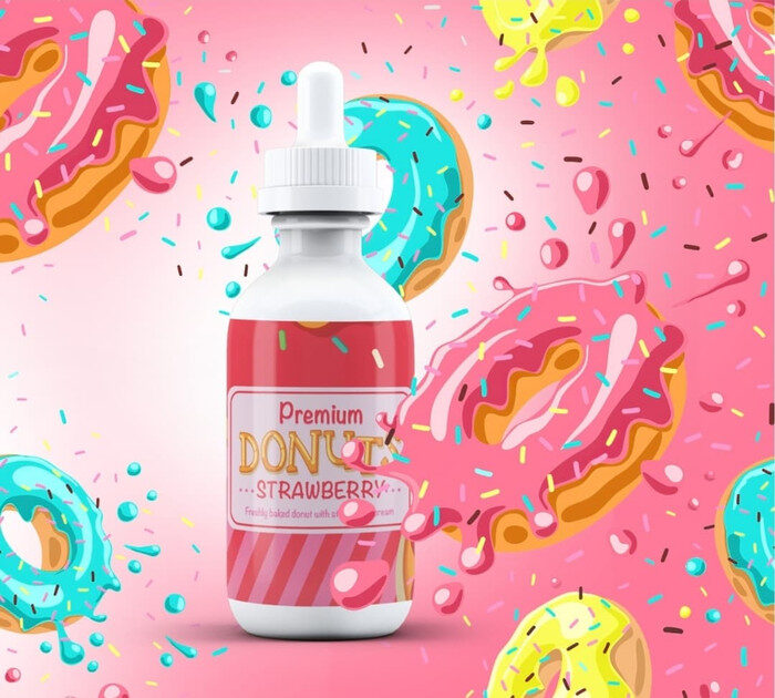 Strawberry Donut Liquid